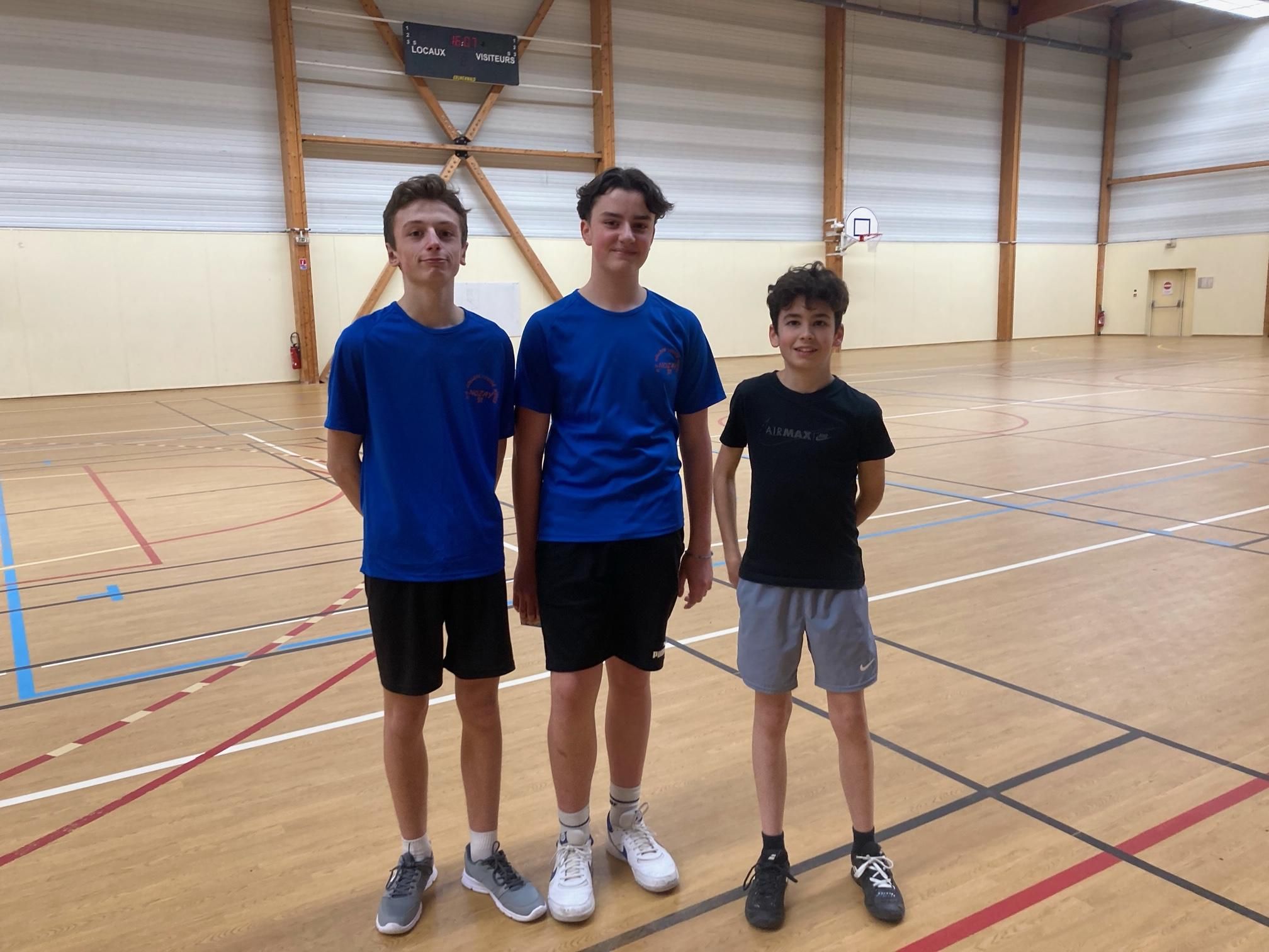 résultats unss Badminton individuel MF et MG 31 01 24 Collège Louise